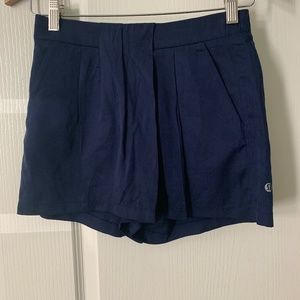 Navy lululemon shorts